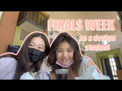 finals week as a design student at cmu