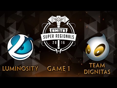 SMITE Super Regionals Day 3 - Luminosity vs. Team Dignitas (Game 1)