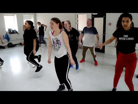 Afro Dance Workshop Soukous(ndombolo) & kuduro April 2018-Sacanagem -Preto show