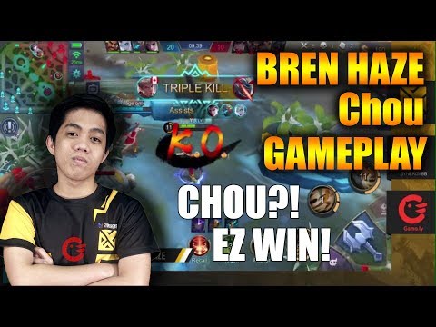 PICK CHOU EZ WIN | BREN HAZE TOP GLOBAL CHOU | Mobile Legends