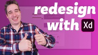 עיצוב מחדש של אתר עם Adobe XD