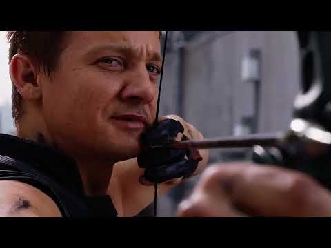 Hawkeye “I Got Him” scene | New York Battle Scene | The Avengers (2012)
