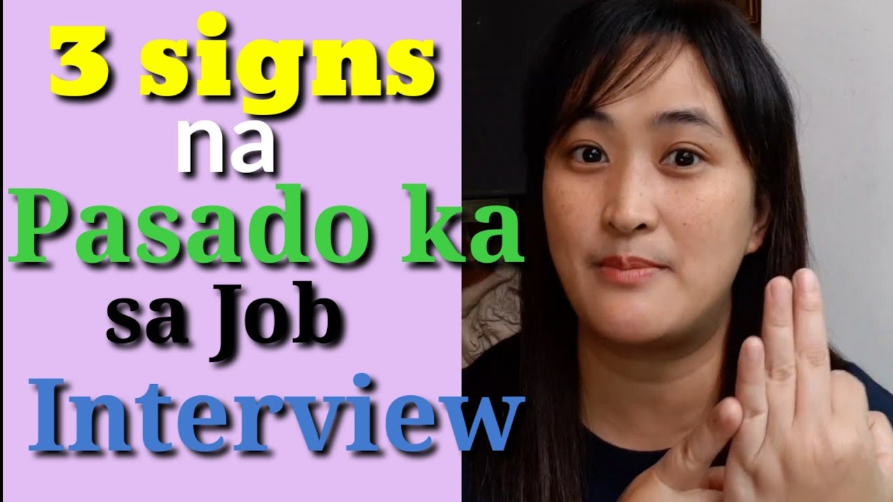 Putar video 3 SIGNS na Pasado Ka sa Job Interview mo sekarang 3 SIGNS na Pasado Ka sa Job Interview mo