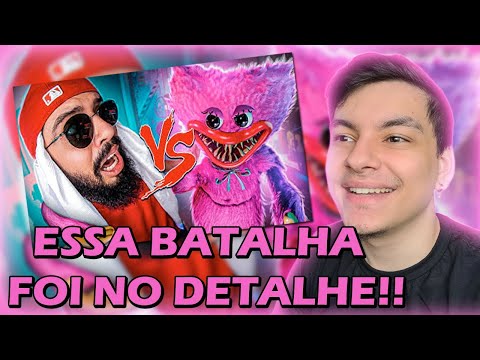 (MUITO DISPUTADA!!) REACT Kissy Missy (Poppy Playtime) Vs. Mussoumano - Batalha com Games