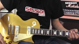 Video thumbnail for EPIPHONE Les Paul Standard 1956 Goldtop by session
