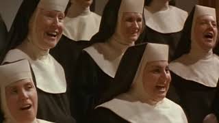 Mary Clarence y las hermanas cantan "My guy (My God)" - Cambio de Habito 1992 (Escenas de Películas)