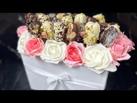 Une idée cadeau 🎁 le BOUQUET de DATTES Enrobées 💐