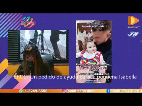 ERDS- Un pedido de ayuda para la pequeña Isabella