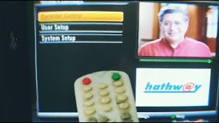 how to hathway set top box chanel lock unlock||