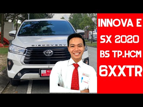 Tuấn Toyota - Innova 2020 Form dáng hoàn toàn mới. Màu trắng mang Bs Tp.HCM