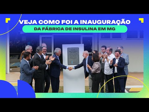 Veja como foi a inauguração da fábrica de insulina em Minas Gerais