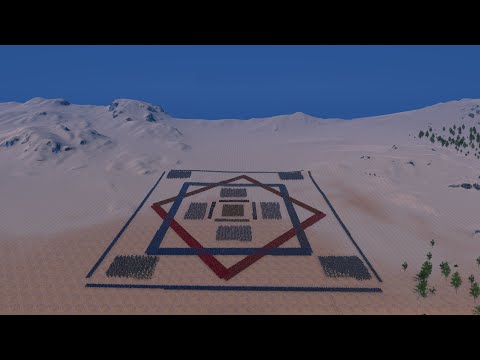 21000 Giants, Spartans & Heavy Knights vs 2000 Golden & Jedi Knights - UEBS