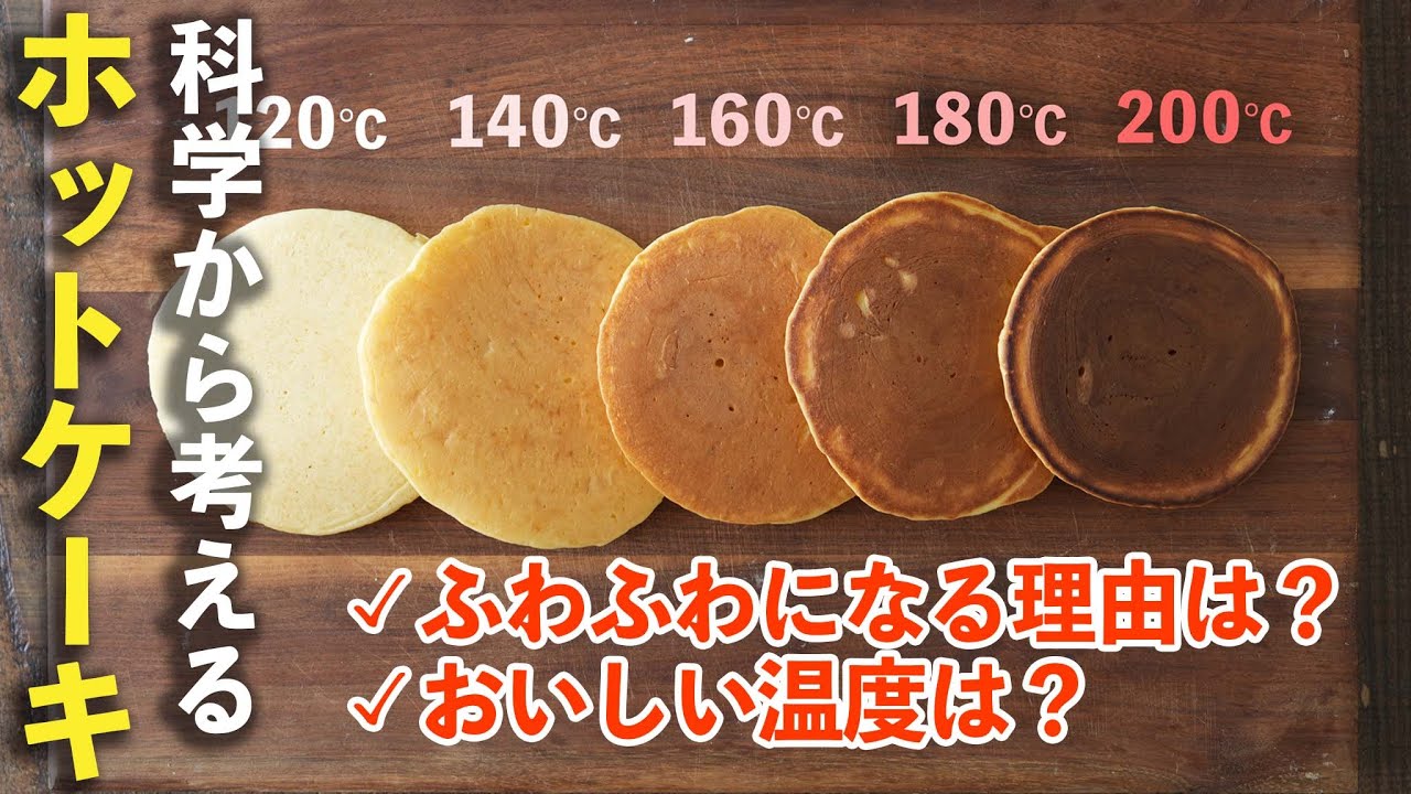 【失敗なし】科学で解き明かすホットケーキの作り方 Japanese Pancake Recipe | 樋口直哉 パンケーキ