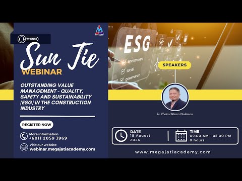 Sun-Tie Webinar Outstanding Value Management ESG in the Construction Industry