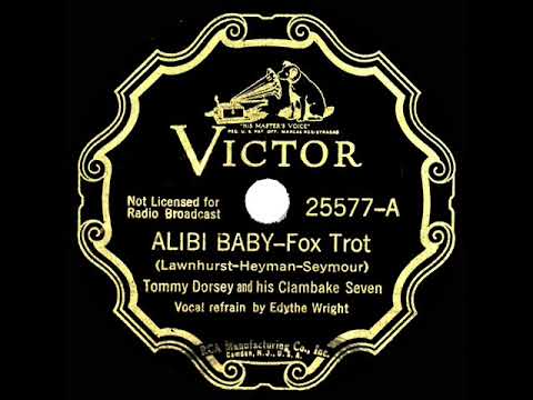 1937 Tommy Dorsey Clambake Seven - Alibi Baby (Edythe Wright, vocal)