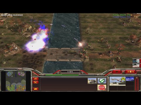 Infantry $10k - Command & Conquer Generals Zero Hour - 2v2v2v2 HARD Gameplay