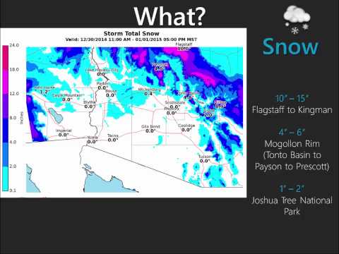 New Years Storm December 31 2014 - January 1 2015