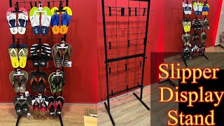 Slipper display stand | slipper hanger | accessories for footwear shop