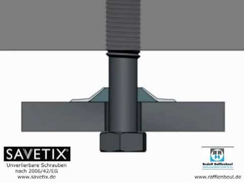 Savetix® -- unverlierbare Schrauben - Schraubensicherung