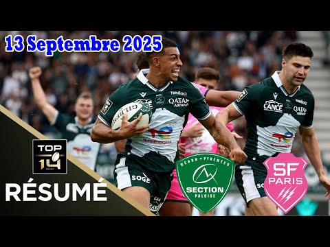 TOP14: Full game summary Section Paloise vs Stade Français Paris: Day 2 - 2025/2026 season