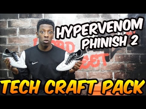 NIKE HYPERVENOM TECH CRAFT PACK Light Bone/Black Leather REVIEW on-feet + TEST