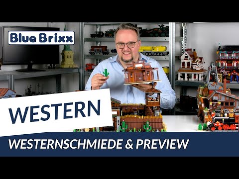 Westernschmiede von BlueBrixx & Preview künftiger Western-Sets!