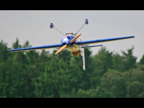 EXTREME 3D RC AEROBATICS - CRAIG BAVERY + MARTIN PICKERING INC CRAIGS HOOK UP  AT WESTON PARK - 2014
