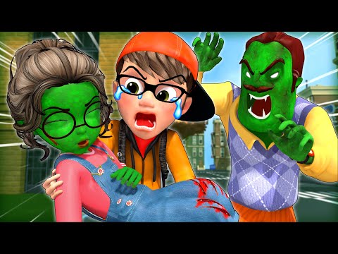Tani is Zombie - Nick Rescue Tani - Sad Story Animation - Scary Teacher 3D | BuzzMars