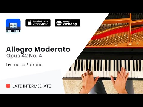 Etude in Am "Allegro Moderato" Opus 42 No. 4 by Louise Farrenc