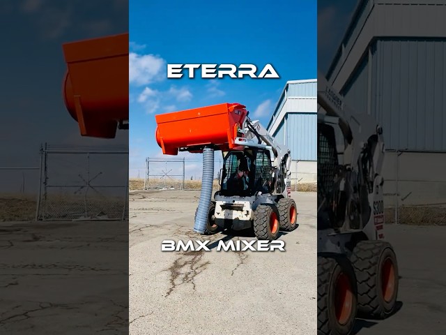SALE - ETERRA SKID STEER CONCRETE MIXER - BOTTOM CHUTE! in Heavy Equipment in Calgary