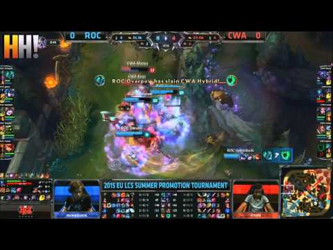 Highlights of Promotion Tournament - ROC vs CWA - EU LCS Summer Promotion Tournament