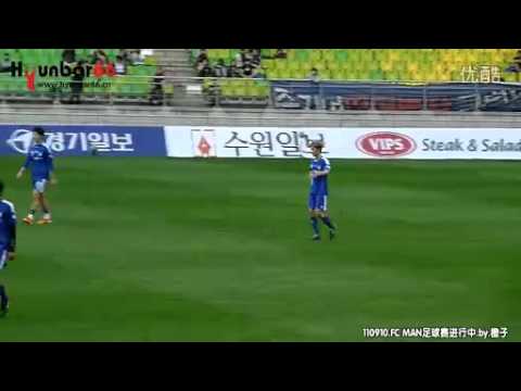 金贤重 Kim HyunJoong 110910 FC MAN足球赛 球赛进行中 BY橙子