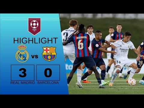 👑⚽️  Real Madrid Castilla 3 x 0 Barcelona Atlètic- Castilla goes to the final against Eldense.👑⚽️
