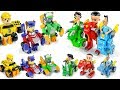 Family Dinosaur Deformation CarBot WoW PawPatrol Car Change Robot TyrannoSaurus Toy Transformation