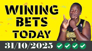 FOOTBALL PREDICTIONS TODAY 31/10/2025 SOCCER PREDICTIONS TODAY | BETTING TIPS, #footballpredictions