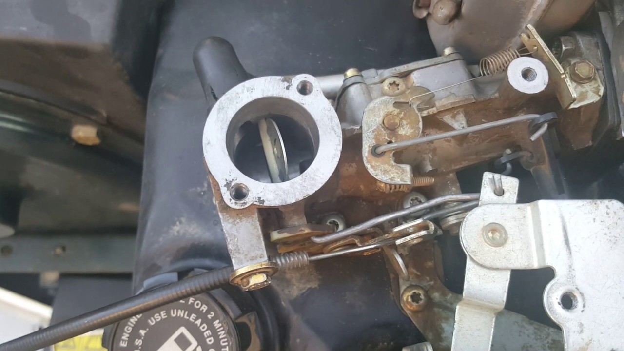 Comment faciliter le démarrage à froid très difficile,voire impossible sur BRIGGS ET STRATTON 