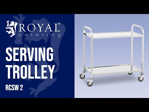 video - Serving Trolley - 2 Trays - up to 160 kg