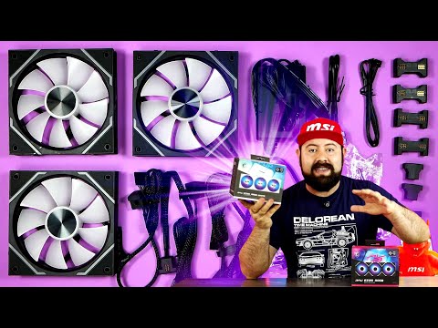 AMAS el RGB pero ODIAS los CABLES? Ventiladores MSI MPG EZ120 ARGB - DrogaDigital
