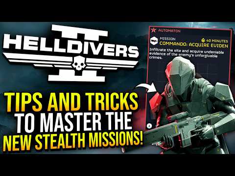 Helldivers 2 - New Commando Stealth Missions Tips and Tricks!