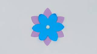 How to Make an Easy Paper Flower at Home with Simple Folds and Cuts