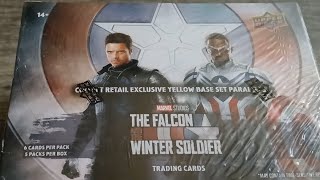 Opening 2022 Upper Deck Marvel The Falcon and the Winter Soldier Blaster Box