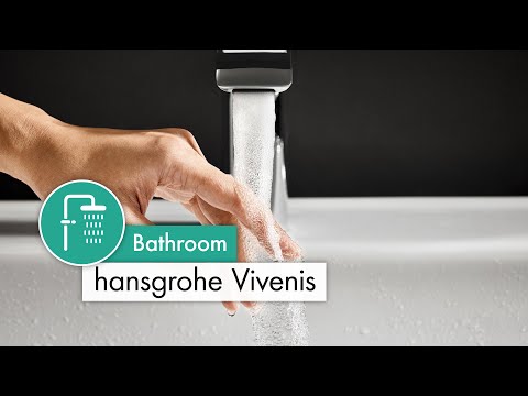 Praustuvo maišytuvas Hansgrohe Vivenis 80, 75010670, juodas matinis video