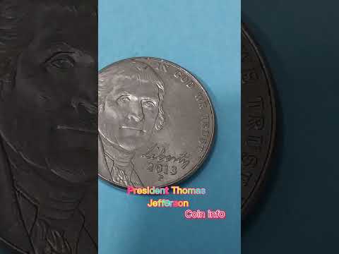 President Jefferson in 2 Dollar & nickel coin 2013 P. $2,000. World Coin info