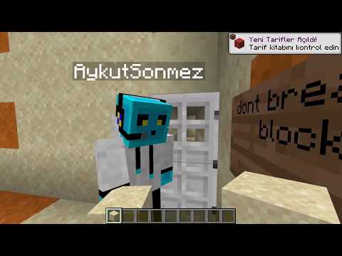 MİNİ MİNİ BİR AYKUT VARMIŞ - Minecraft Parkur w/Mavi Slime