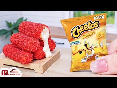 🔥 Golden Crunchy Mini Mac n’ Cheetos Recipe | ASMR Cooking Mini Food