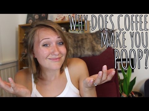 “Why does coffee make you poop?” Four videos.