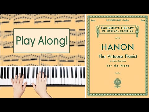 Hanon Exercises (1-10) - Practice With Me!