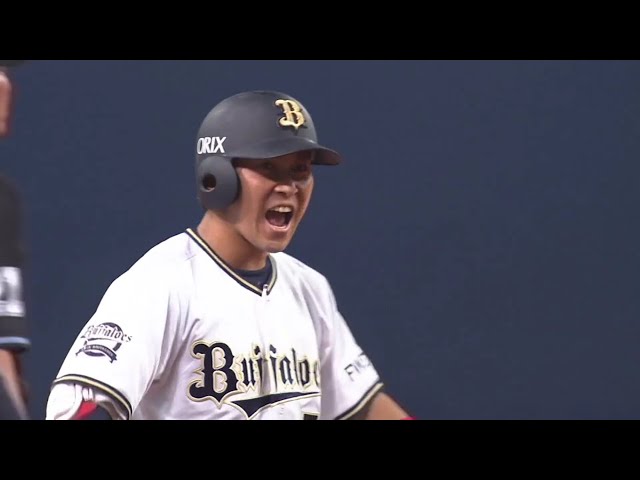 【8回裏】バファローズ・西野 殊勲の勝ち越しタイムリー3ベース!! 2019/6/14 B-T