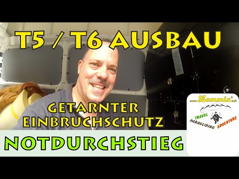 Getarnter Notdurchstieg für Kastenwagen und VW - Bulli  DIY Ausbau Campervan Vanlife RVing Lemmix