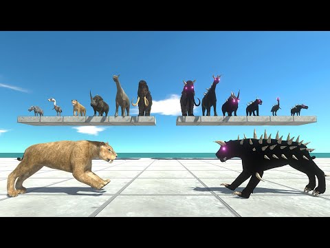 Prehistoric Animals vs Evil Itself Fight - Animal Revolt Battle Simulator